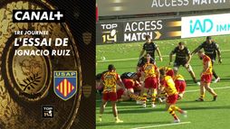 L'essai de Ignacio Ruiz contre Provence Rugby