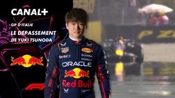 Le dépassement de Yuki Tsunoda au Grand Prix d'Italie- 51e tour