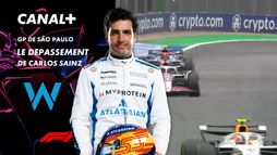 Le dépassement de Carlos Sainz au Grand Prix de São Paulo- 23e tour