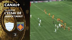 L'essai de Janick Tarrit contre Perpignan