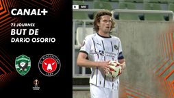 Le but de Darío Osorio contre Ludogorets Razgrad (18')
