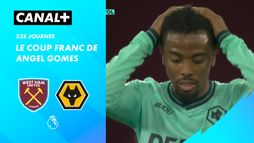 Le coup franc de Angel Gomes contre West Ham (60')