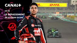 Le dépassement de Esteban Ocon au Grand Prix d'Abou Dabi- 33e tour - 9e tour