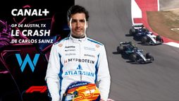 Le crash de Carlos Sainz au Grand Prix des États-Unis- 7e tour