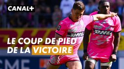 La pénalité de la gagne de Louis Carbonel qui permet à Paris de s’imposer face à Pau sur la pelouse de Jean Bouin 
