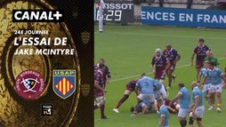 L'essai de Jake McIntyre contre Bordeaux-Bègles