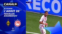 L'arrêt de Temirlan Anarbekov contre Olympiakos (18')