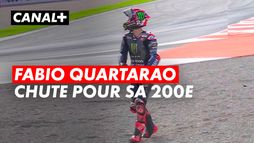 Fabio Quartararo chute à Valence pour sa 200e