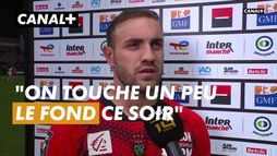 Melvyn Jaminet réagit à la défaite de Toulon à domicile