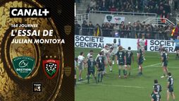 L'essai de Julian Montoya contre Toulon