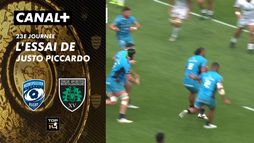 L'essai de Justo Piccardo contre US Montauban