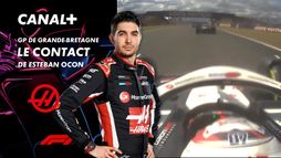 Le contact de Esteban Ocon au Grand Prix de Grande-Bretagne- 44e tour