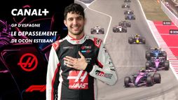 Le dépassement de Ocon Esteban au Grand Prix de Barcelona- 2e tour - 15e tour