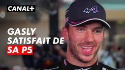 Formule 1 : Pierre Gasly réagit à sa P5