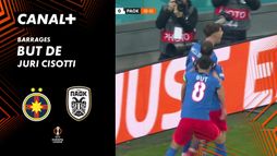 Le but de Juri Cisotti contre PAOK Salonique (30')