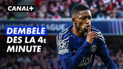 Le but d'Ousmane Dembélé après seulement 4 minutes - Ligue des Champions 2024-25
