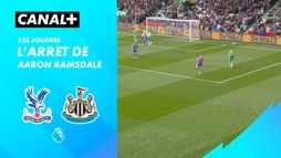 L'arrêt de Aaron Ramsdale contre Crystal Palace (34')