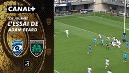 L'essai de Adam Beard contre US Montauban