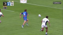 L'essai de Remy Baget contre Montpellier