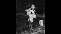 Searching for the standing boy in Nagasaki