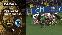 L'essai de Marco Tauleigne contre La Rochelle