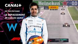 Le dépassement de Carlos Sainz au Grand Prix des Pays-Bas- 30e tour