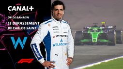 Le dépassement de Carlos Sainz au Grand Prix de Bahreïn- 16e tour