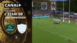 L'essai de Joe Simmonds contre Racing