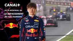 Le dépassement de Yuki Tsunoda au Grand Prix du Canada- 22e tour