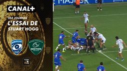 L'essai de Stuart Hogg contre Pau