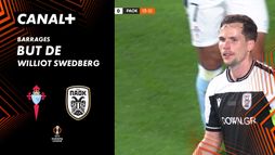 Le but de Williot Swedberg contre PAOK Salonique (63')