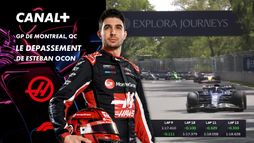 Le dépassement de Esteban Ocon au Grand Prix du Canada- 13e tour