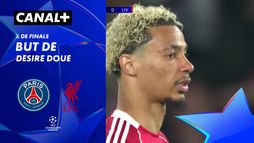 Le but de Désiré Doué contre Liverpool (11')