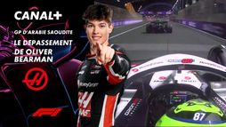 Le dépassement de Oliver Bearman au Saudi Arabian Grand Prix 2025 - 27e tour