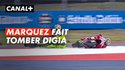 Accrochage entre Marc Márquez et Di Giannantonio