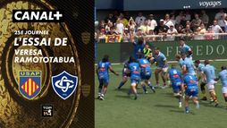 L'essai de Veresa Ramototabua contre Perpignan