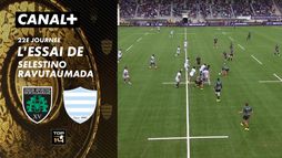 L'essai de Selestino Ravutaumada contre US Montauban
