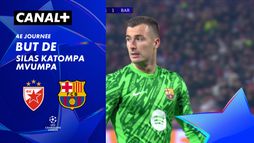 Le but de Silas Katompa Mvumpa contre Barcelone (27')