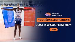 Nos médaillés français - Just Kwaou-Mathey 2024