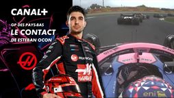 Le contact de Esteban Ocon au Grand Prix des Pays-Bas- 58e tour