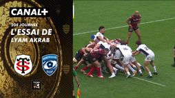 L'essai de Lyam Akrab contre Toulouse
