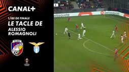 Le tacle de Alessio Romagnoli contre Viktoria Plzen (80')