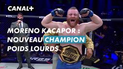 Moreno Kacapor est le nouveau champion poids lourds de l'Ares - ARES 34