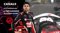 Le dépassement de Esteban Ocon au Grand Prix d'Azerbaïdjan- 16e tour