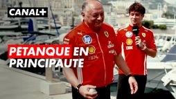 Les pilotes troquent leur monoplace pour une partie de pétanque