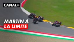 Martin à la limite au 1er virage