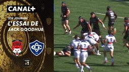 L'essai de Jack Goodhue contre Lyon