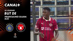 Le but de Franculino Gluda Djú contre Maccabi Tel Aviv (44')