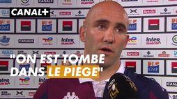 Les mots de Maxime Lucu après la défaite de Bordeaux-Bègles face à Montpellier sur la pelouse de Chaban-Delmas