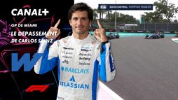 Le dépassement de Carlos Sainz au Grand Prix de Miami- 2e tour - 8e tour
